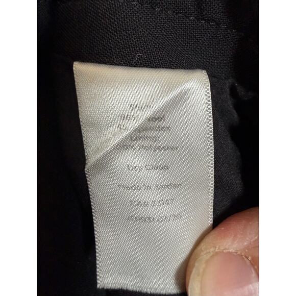 Talbots women’s trousers, black curvy cut minimalist career wear plus size - Picture 6 of 13